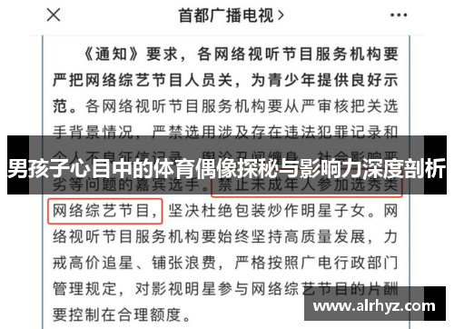 男孩子心目中的体育偶像探秘与影响力深度剖析